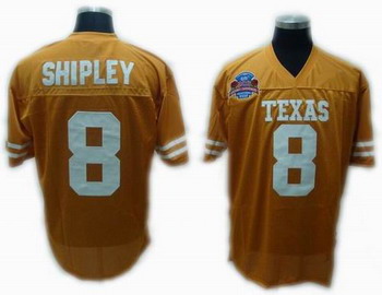 Texas Longhorns 8 Jordan Shipley orange NCAA Jerseys