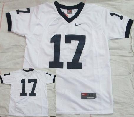 Penn State Nittany Lions 17 White NCAA Jersey