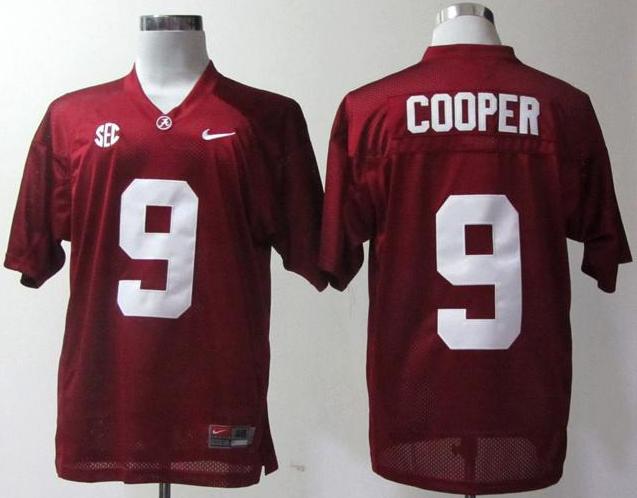 Alabama Crimson Tide 9 Amari Cooper Red College Football NCAA Jerseys
