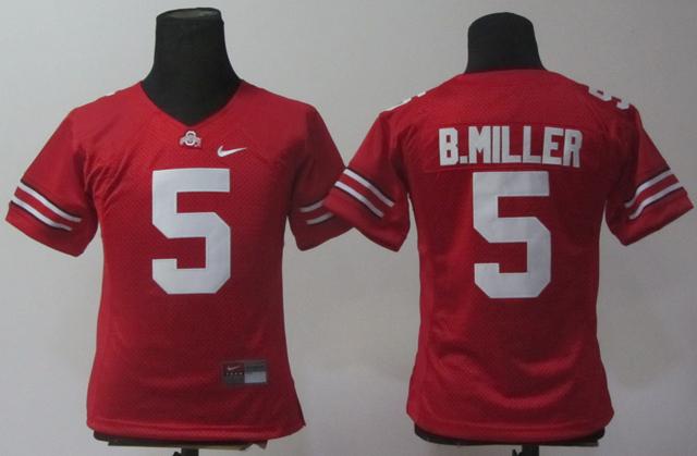 Women Ohio State Buckeyes 5 Braxton Miller Red College Football Jerseys