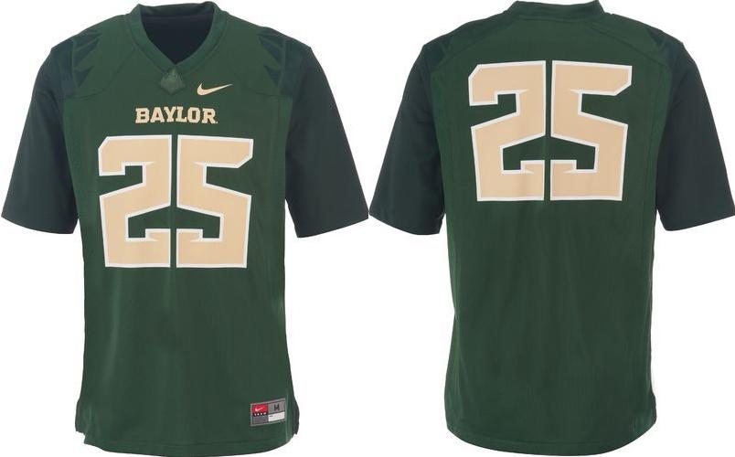 Baylor Bears 25 Lache Seastrunk Green College Football NCAA Jerseys