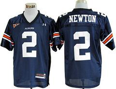 Auburn Tigers 2 Cam Newton Blue College Football NCAA Jerseys