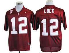 Stanford Cardinals 12# Andrew Luck Red College Football NCAA Jersey