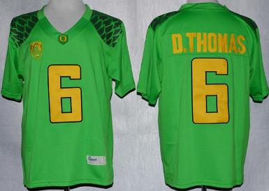 Oregon Duck 6 De'Anthony Thomas Green College Football Limited NCAA Jerseys