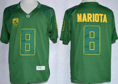 Oregon Duck 8 Marcus Mariota Full Green College Football Limited NCAA Jerseys