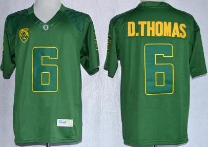 Oregon Duck De'Anthony Thomas 6 College Football Limited Jerseys - Green