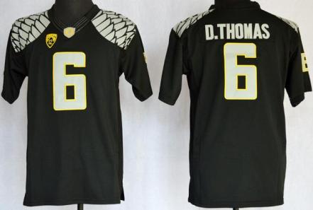 Youth Oregon Duck 6 De'Anthony Thomas Black Limited College Football NCAA Jerseys