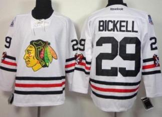 Chicago Blackhawks #29 Bryan Bickell White 2015 Winter Classic Stitched NHL Hockey Jersey