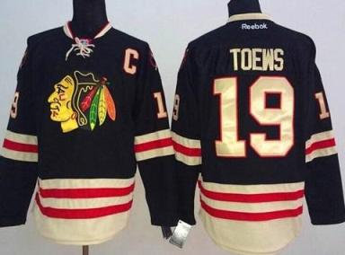 Chicago Blackhawks #19 Jonathan Toews Black 2015 Winter Classic Stitched NHL Jersey