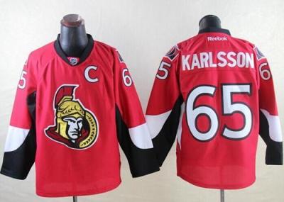 Ottawa Senators 65 Erik Karlsson Red Home Stitched NHL Jersey