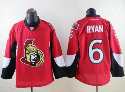 Ottawa Senators 6 Bobby Ryan Red Stitched NHL Jersey