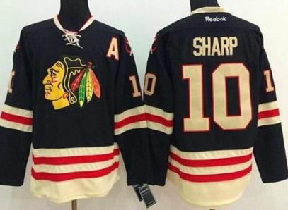 Chicago Blackhawks #10 Patrick Sharp Black 2015 Winter Classic Stitched NHL Jersey