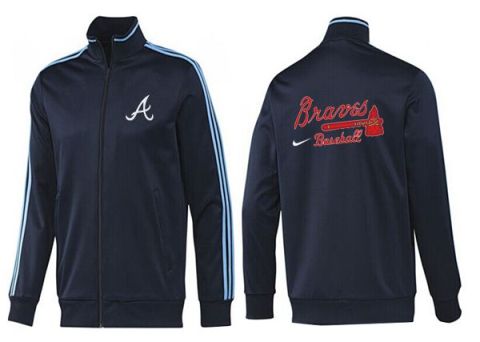 Mens Atlanta Braves MLB Baseball Jacket-0011