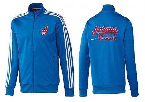 Mens Cleveland Indians MLB Baseball Jacket-0012
