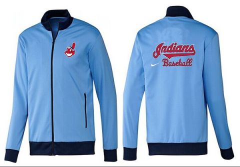 Mens Cleveland Indians MLB Baseball Jacket-002