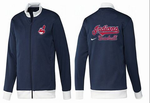 Mens Cleveland Indians MLB Baseball Jacket-0010