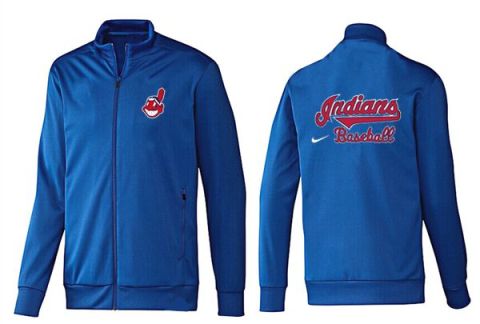 Mens Cleveland Indians MLB Baseball Jacket-004