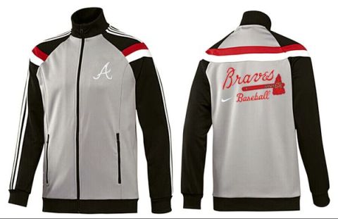 Mens Atlanta Braves MLB Baseball Jacket-0021