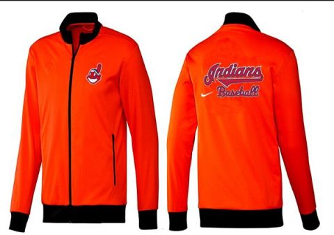 Mens Cleveland Indians MLB Baseball Jacket-006