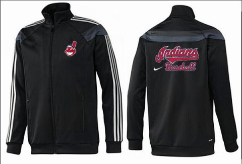Mens Cleveland Indians MLB Baseball Jacket-0017