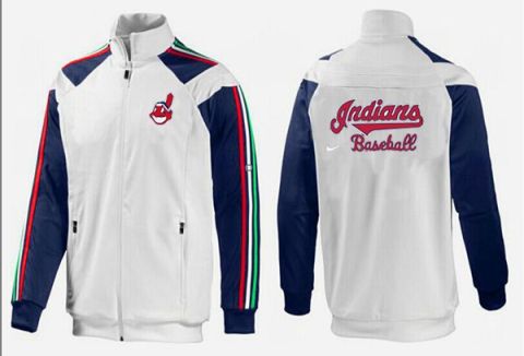 Mens Cleveland Indians MLB Baseball Jacket-0018