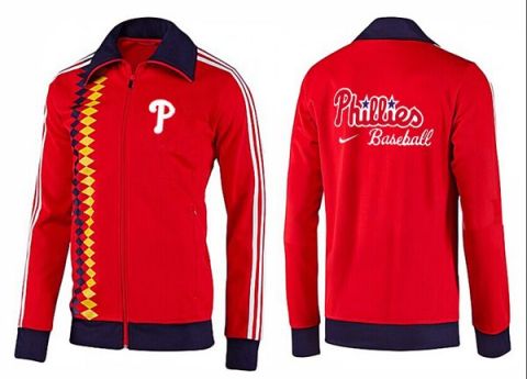 Philadelphia Phillies MLB Baseball Jacket-0014