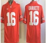 Ohio State Buckeyes #16 J.T.Barrett Red Stitched Limited College Football Jerseys