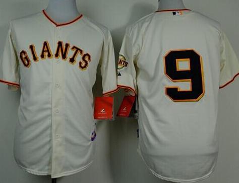 San Francisco Giants #9 Brandon Belt Cream Stitched Cool Base Baseball Jersey San Francisco Giants #9 Brandon Belt Cream Stitched Cool Base Baseball Jersey