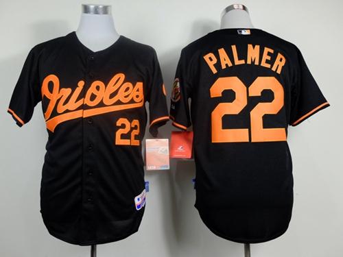 Baltimore Orioles #22 Jim Palmer Black Cool Base Stitched Baseball Jersey