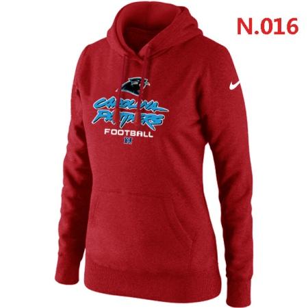 Carolina Panthers Women's Nike Critical Victory Pullover Hoodie Red