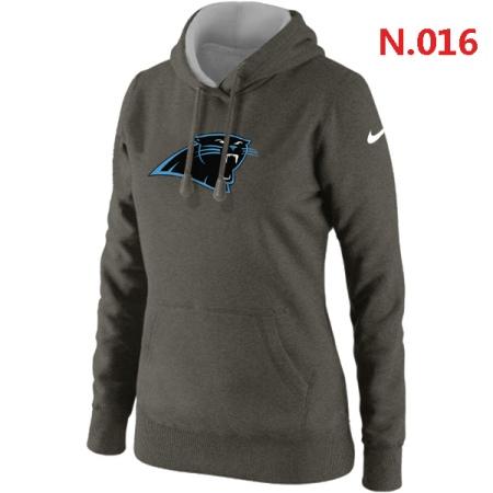 Carolina Panthers Women's Nike Club Rewind Pullover Hoodie ?C Dark grey