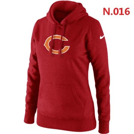 Chicago Bears Women's Nike Club Rewind Pullover Hoodie ?C Red
