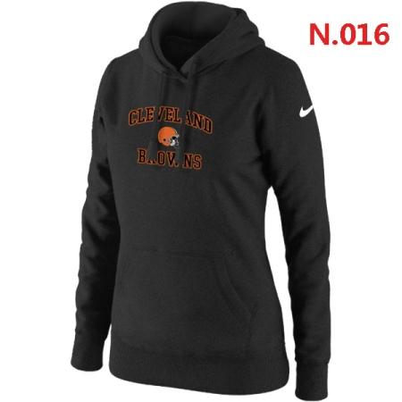 Cleveland Browns Women's Nike Heart & Soul Pullover Hoodie Black