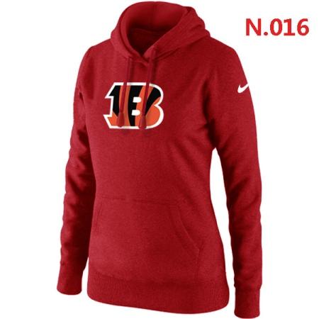 Cincinnati Bengals Women's Nike Club Rewind Pullover Hoodie ?C Red