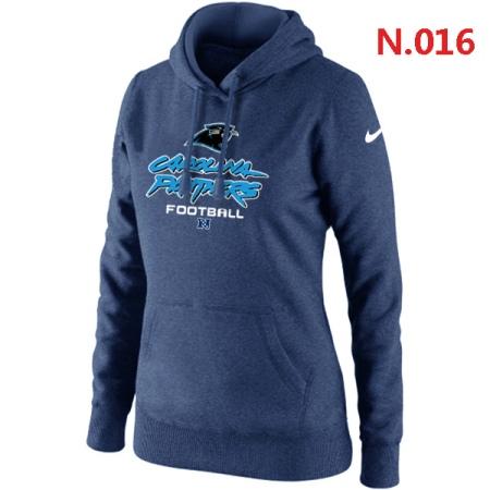 Carolina Panthers Women's Nike Critical Victory Pullover Hoodie Dark blue