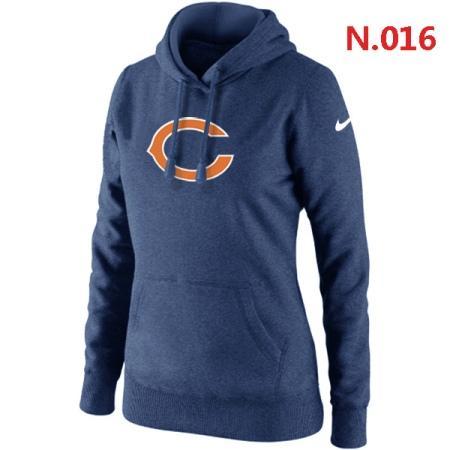 Chicago Bears Women's Nike Club Rewind Pullover Hoodie ?C Dark blue