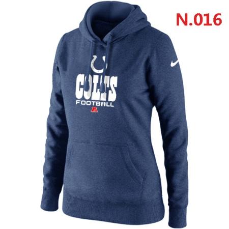 Indianapolis Colts Women's Nike Critical Victory Pullover Hoodie Dark blue