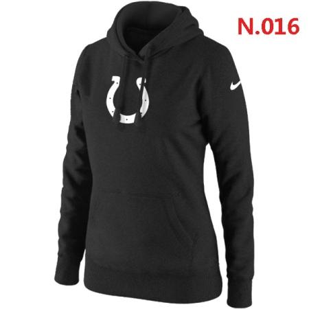 Indianapolis Colts Women's Nike Club Rewind Pullover Hoodie ?C Black