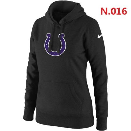 Indianapolis Colts Women's Nike Club Rewind Pullover Hoodie ?C Black-2