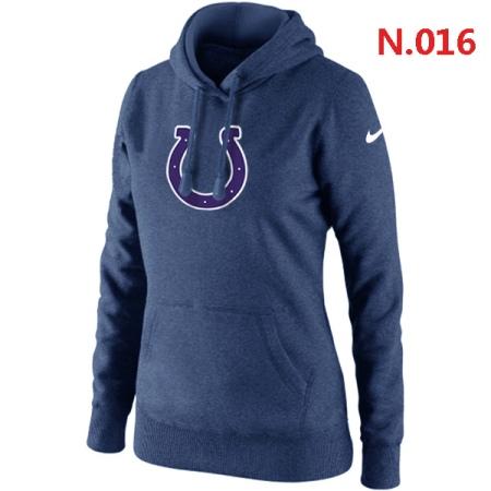 Indianapolis Colts Women's Nike Club Rewind Pullover Hoodie ?C Dark blue