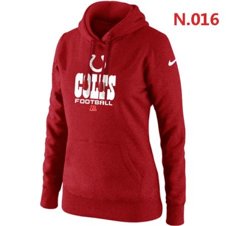 Indianapolis Colts Women's Nike Critical Victory Pullover Hoodie Red