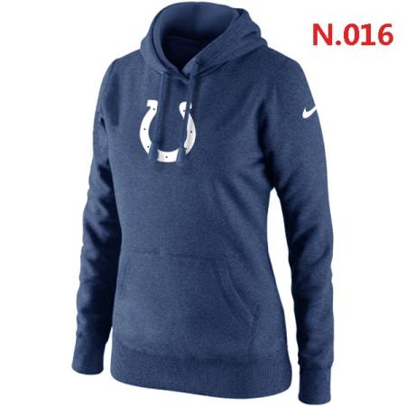 Indianapolis Colts Women's Nike Club Rewind Pullover Hoodie ?C Dark blue 2
