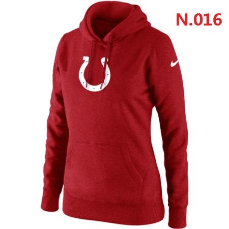 Indianapolis Colts Women's Nike Club Rewind Pullover Hoodie ?C Red-2