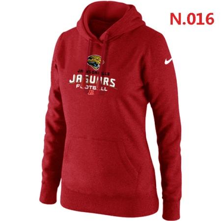 Jacksonville Jaguars Women's Nike Critical Victory Pullover Hoodie Red