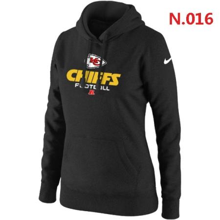 Kansas City Chiefs Women's Nike Critical Victory Pullover Hoodie Black