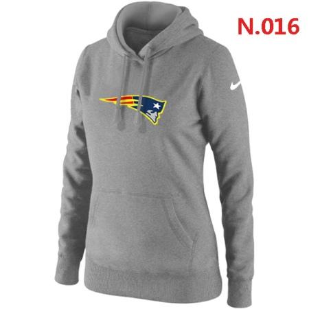 New England Patriots Women's Nike Club Rewind Pullover Hoodie ?C Light grey 2