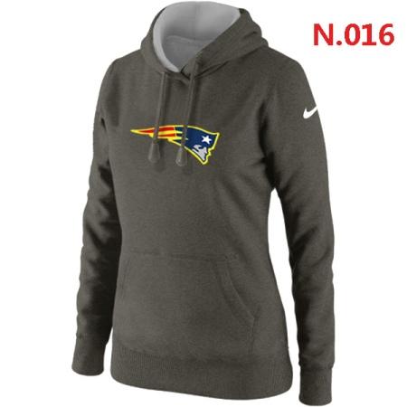 New England Patriots Women's Nike Club Rewind Pullover Hoodie ?C Dark grey 2