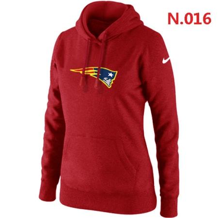 New England Patriots Women's Nike Club Rewind Pullover Hoodie ?C Red 2