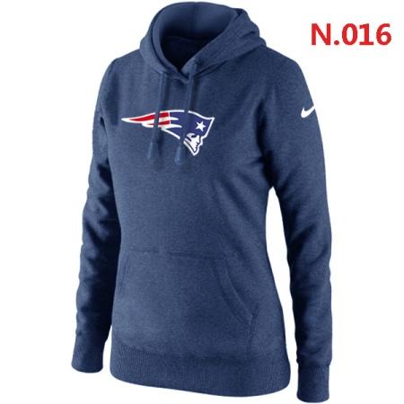 New England Patriots Women's Nike Club Rewind Pullover Hoodie ?C Dark blue
