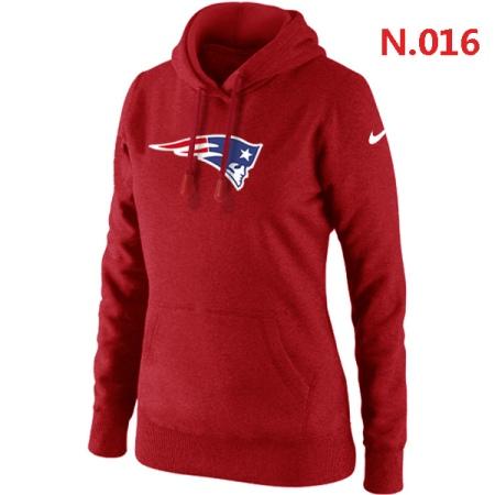 New England Patriots Women's Nike Club Rewind Pullover Hoodie ?C Red